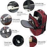 Laptop Backpack 17 Inch Water Resistant Backpacks Durable College Travel Daypack Anti Theft with USB Charging Port Best Gift for Men Women Boys Girls Students(17 Inch, Black) - Image 2